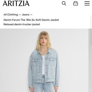 Aritzia Denim Forum The ‘90s So-Soft Denim Jacket